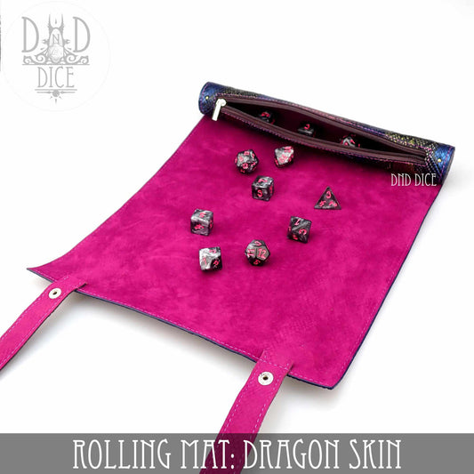 Scroll Rolling Pads for Dice